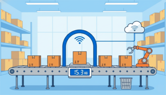 Automated conveyor belt with smart weighing system
