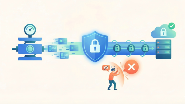 Digital load cell encryption diagram