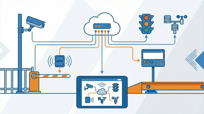 Integrated IoT peripherals on a site