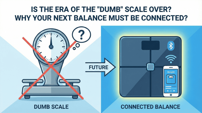 Is the Era of the “Dumb” Scale Over? Why Your Next Balance Must Be Connected?