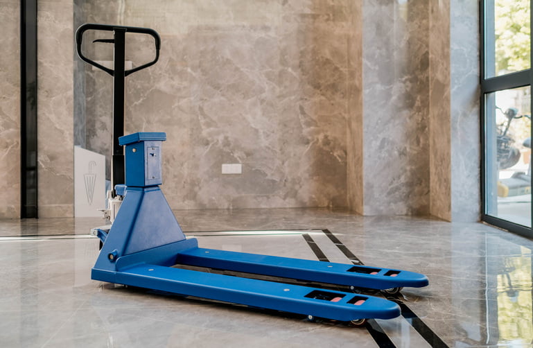 HC-PS Pallet Jack Scale Blue