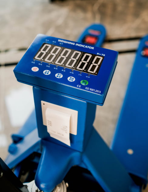 HC-PS Pallet Jack Scale Blue