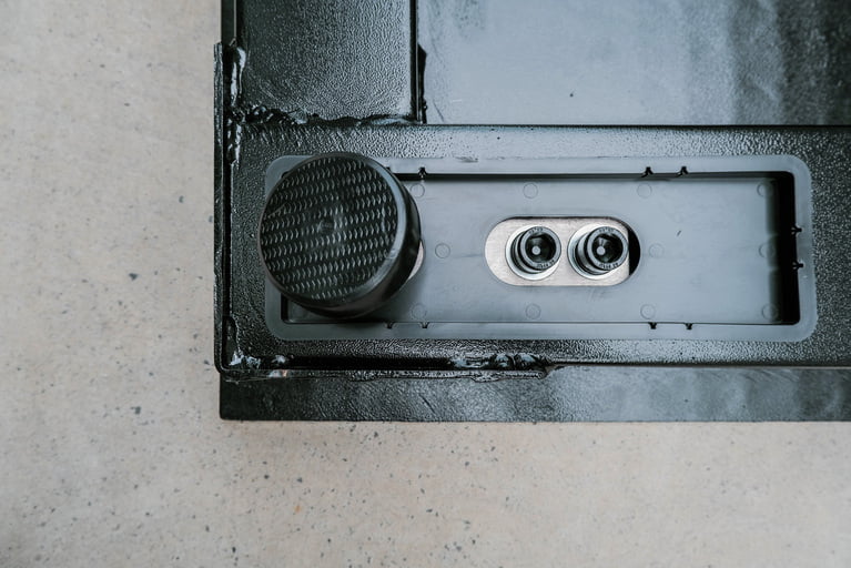 HR-CS Floor Scale Black