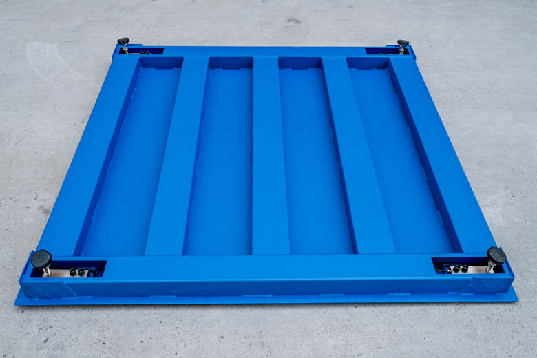 HR-CS Floor Scale Blue