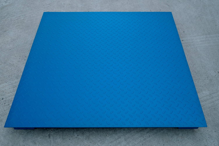 HR-CS Floor Scale Blue
