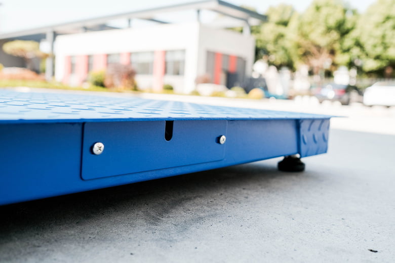 HR-CS Floor Scale Blue