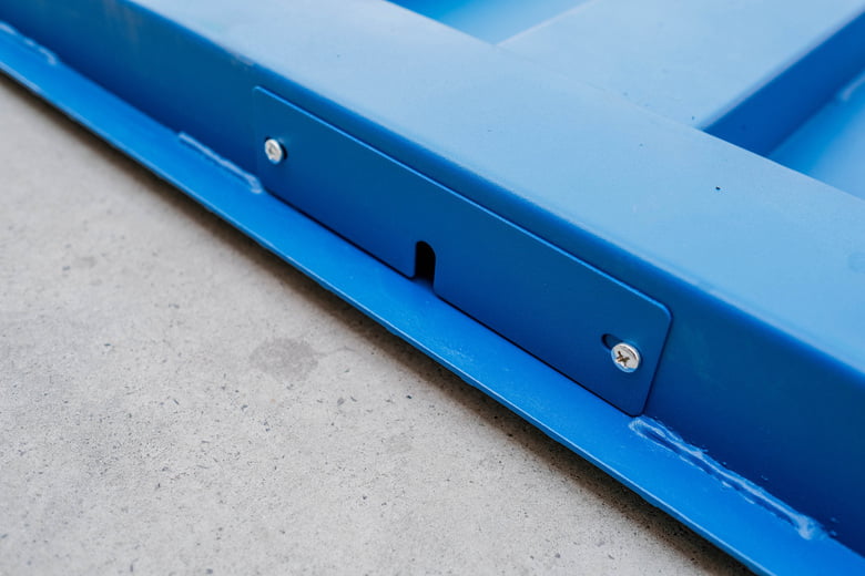 HR-CS Floor Scale Blue