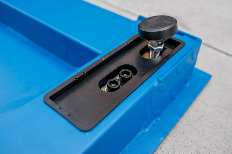 HR-CS Floor Scale Blue