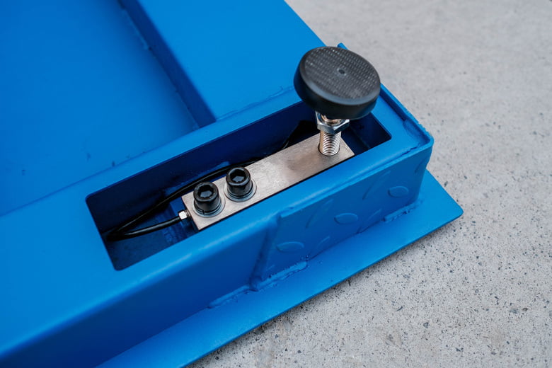 HR-CS Floor Scale Blue