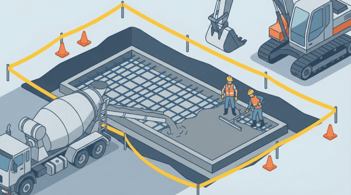 Concrete weighbridge deck construction