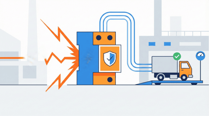 Surge protection device for truck scales