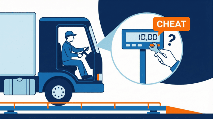 truck driver cheating weighbridge