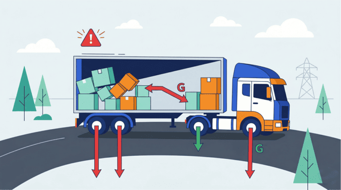 Cargo shifting and axle load physics