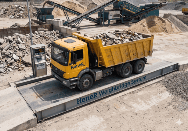 Construction and waste weighbridge application