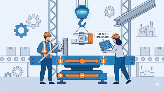 Custom Platform Dimensions Industrial Scale