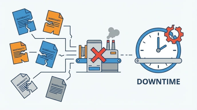 Fragmented warranties downtime