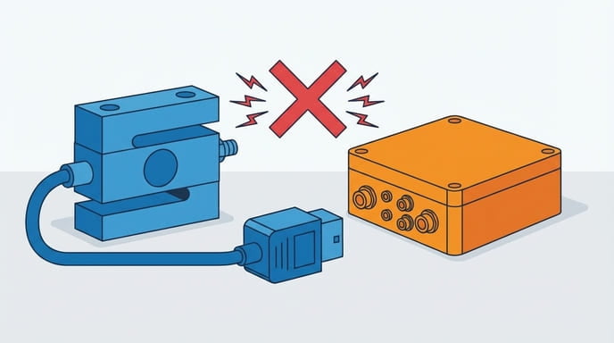 Load cell and junction box mismatch