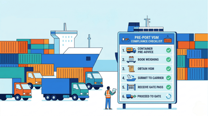 Pre-port VGM compliance checklist