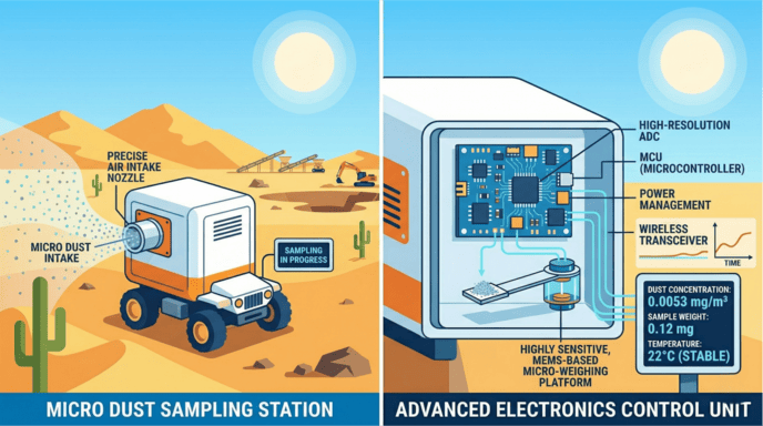 micro dust weighbridge electronics
