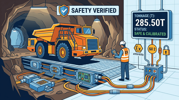 mining sector weighing sensor safety