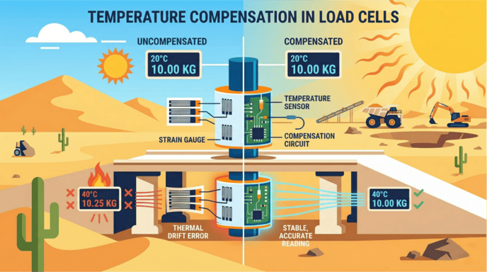 temperature compensation load cell
