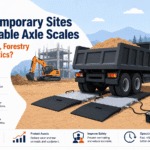 Why Do Temporary Sites Need Portable Axle Scales for Construction, Forestry and Event Logistics?
