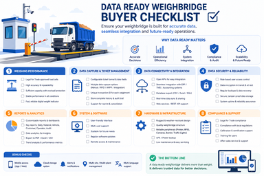 data ready weighbridge buyer checklist