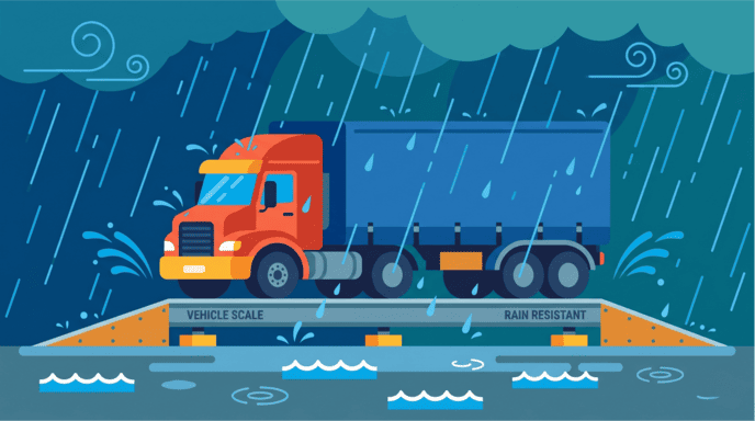 pitless truck scale surviving heavy rain operations