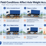 Portable Axle Scale Site Setup: Which 8 Field Conditions Affect Axle Weight Accuracy?