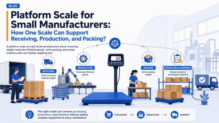 Platform Scale for Small Manufacturers: How One Scale Can Support Receiving, Production, and Packing?