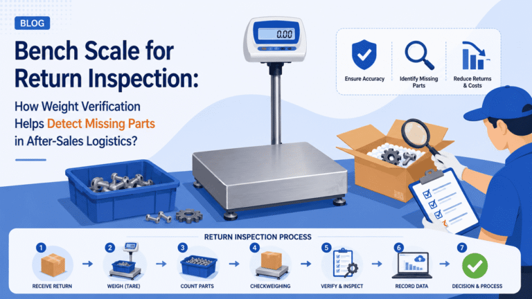 Bench Scale for Return Inspection: How Weight Verification Helps Detect Missing Parts in After-Sales Logistics?