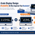 Bench Scale Display Design: Why Can Readability Be More Important Than Resolution?