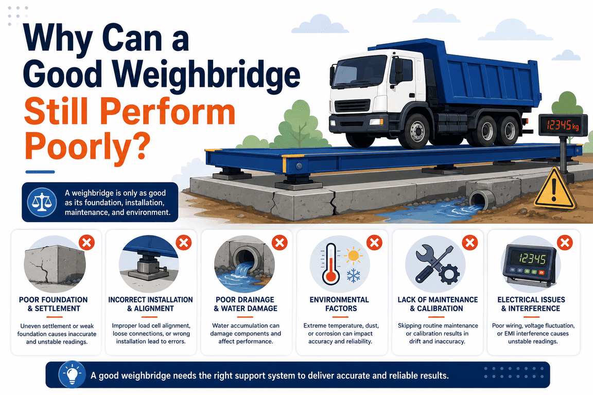 Truck Scale Civil Foundation Mistakes: Why Can a Good Weighbridge Still Perform Poorly?