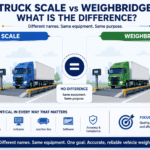 Truck Scale vs Weighbridge: What Is the Difference?