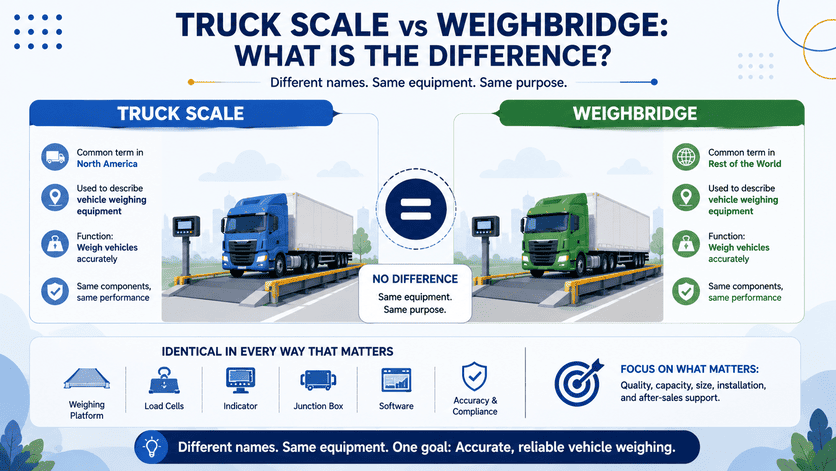 Truck Scale vs Weighbridge: What Is the Difference?