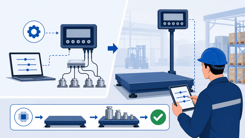 electronic digital scale calibration