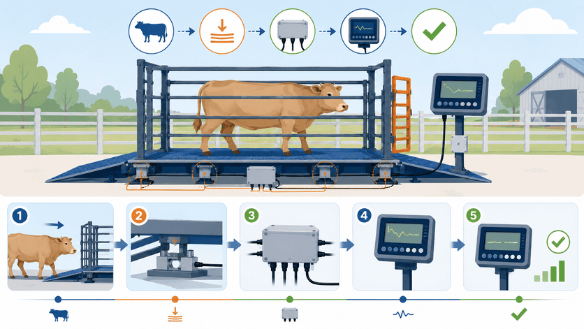 how livestock scale works