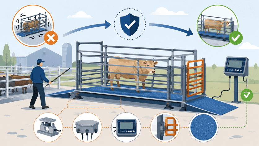 livestock scale weighing system
