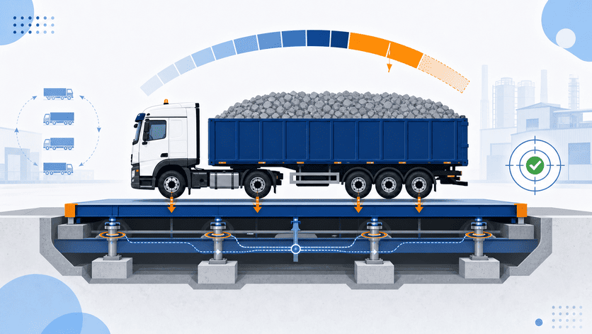 Capacity Planning for Truck Weighbridge Selection weighbridge for trucks capacity planning with loaded vehicle
