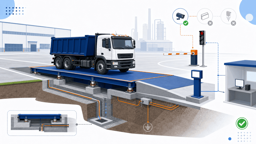 Truck Weighbridge Foundation and Data Integration Planning weighbridge for trucks foundation installation and weighing data integration