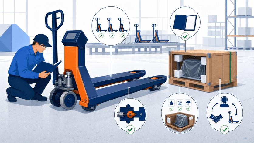 Pallet jack scale supplier evaluation pallet jack scale for sale supplier quality and procurement evaluation
