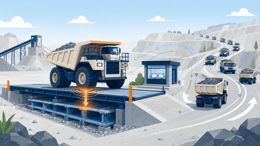 Vehicle flow determines weighbridge system design peak traffic volume driving quarry weighbridge specification decisions