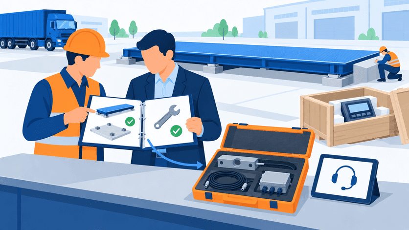How I define delivery and after-sales accountability weighbridge delivery scope acceptance and spare parts checklist