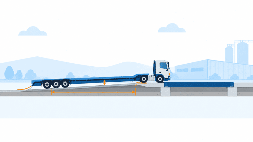 Ramp slope limits by vehicle class weighbridge ramp design slope limits by truck type and ground clearance