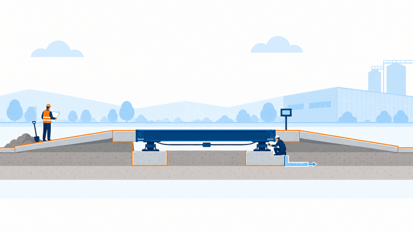Weighbridge ramp scope ownership table weighbridge ramp design scope split between scale supplier and civil contractor