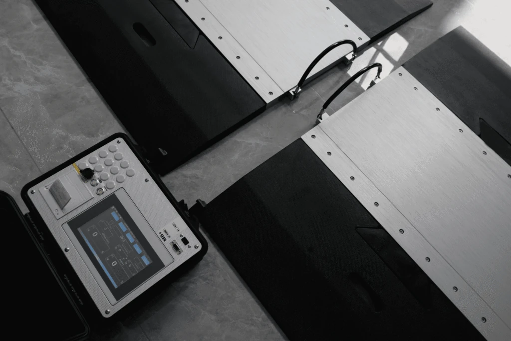 Portable axle scales