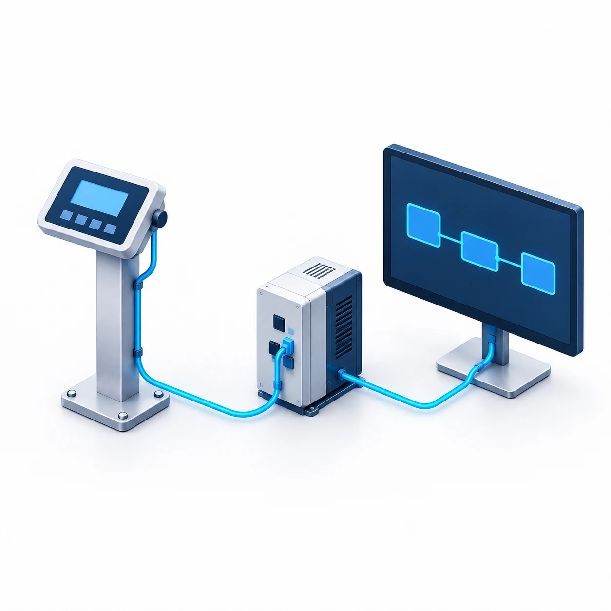 Stylized illustration for for integrators